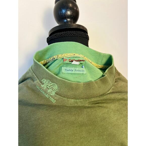 Dr. Collectors Basic Double Face Dye Tee in Green Medium Long Sleeve Cotton - Picture 6 of 6